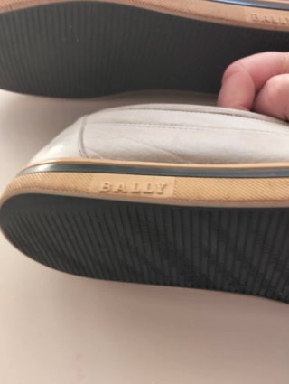 Mocasines Bally Piel Blanca Slip-on