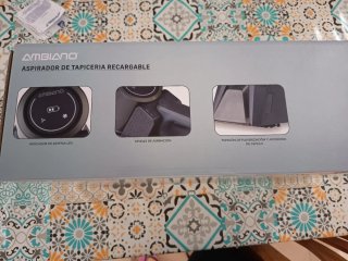 Aspirador tapicería recargable Ambiano