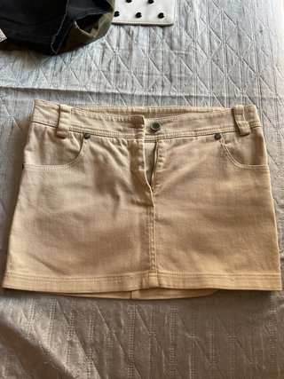 Minigonna Patrizia Pepe Beige Tg 40