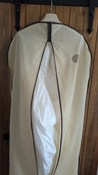 Vestido Novia/Evento Blanco T.XS palabra de honor