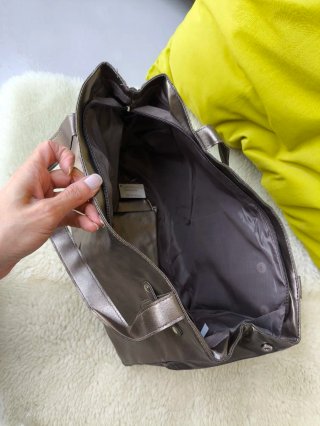 BOLSO DORADO SIMIL PIEL