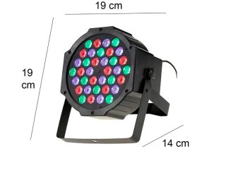4x fari Strobo LED 36 Proiettori Luci Discoteca DJ