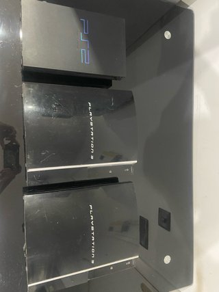 Lote PS2 y PS3 Sony Negro