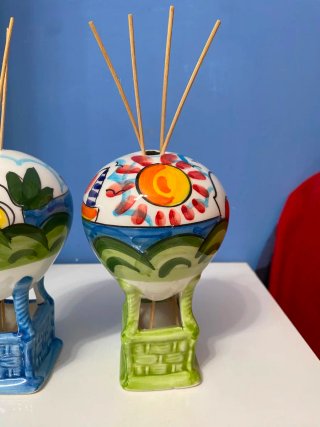 Diffusori profumo mongolfiera ceramica