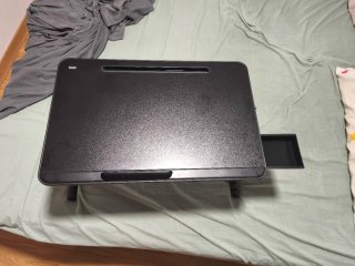 Mesa Plegable para Cama con patas extensibles