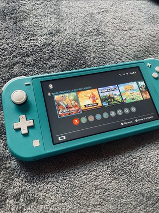 Nintendo Switch Lite Turquesa con juegos incluidos