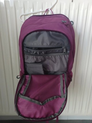 Mochila Crivit senderismo morada