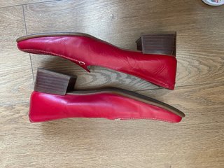 Mocasines Mujer Nature Rojo