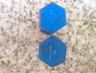 Juego de 2 pesas azules