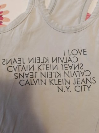 Canotta Calvin Klein XS/34/6 Grigia