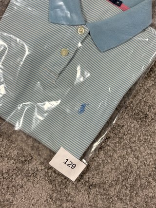 Polo Ralph Lauren mujer rayas azul celeste S