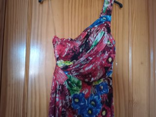 Nuevo con etiquera Vestido largo estampado T:M/L