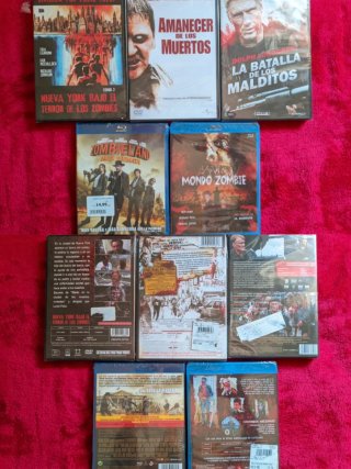 Lote 39 Películas Zombies Blu-ray/DVD