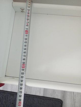 Estantería auxiliar blanca 75 alto,65 ancho,26 fon