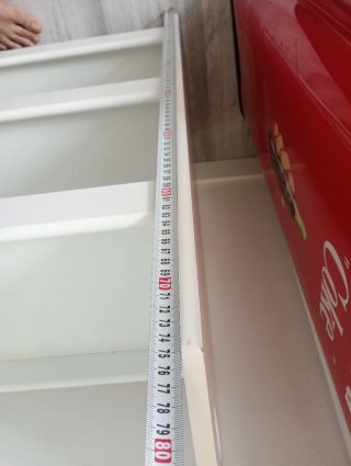 Estantería auxiliar blanca 75 alto,65 ancho,26 fon
