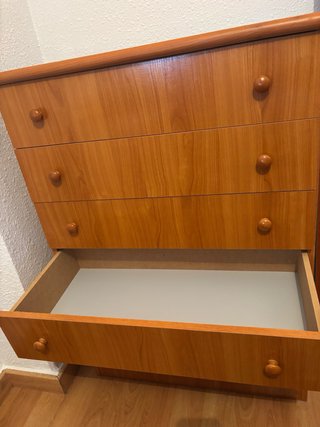Cómoda de madera 6 cajones