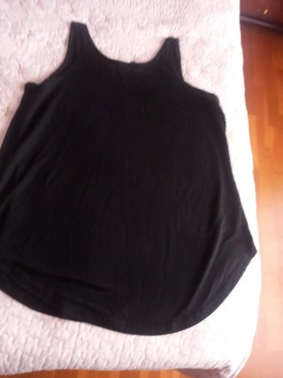 Camiseta tirantes negra AMITIE XL