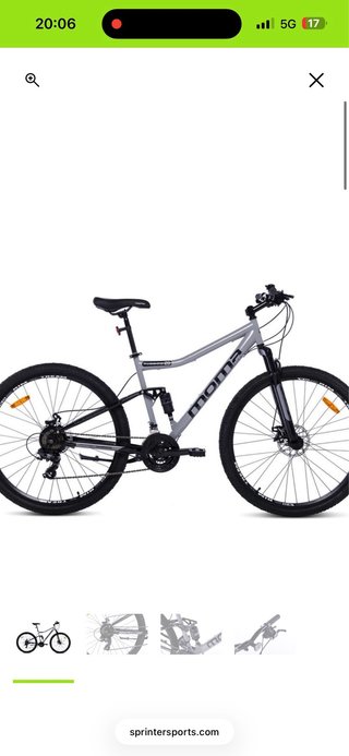 Bicicleta Moma Rock FS 29