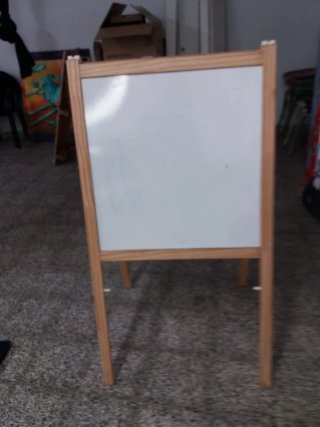 Pizarra de madera y plástico