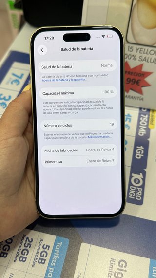 IPHONE 15 128GB SALUD 100%
