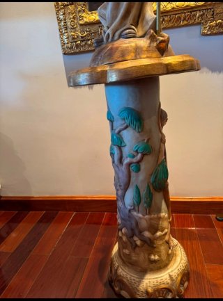 Lámpara cerámica estilo valenciano