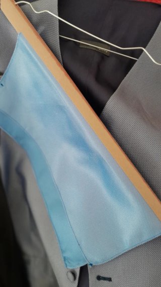 Traje de boda con levita, negro. T 56. Pantalón 54