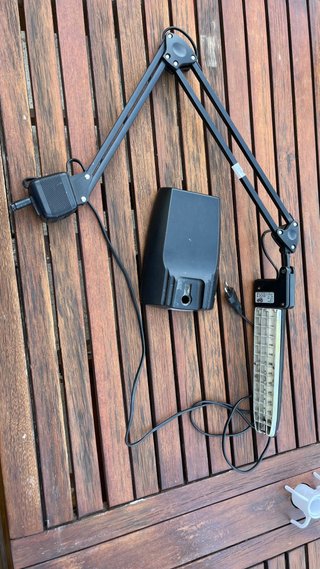 Flexo de mesa negro