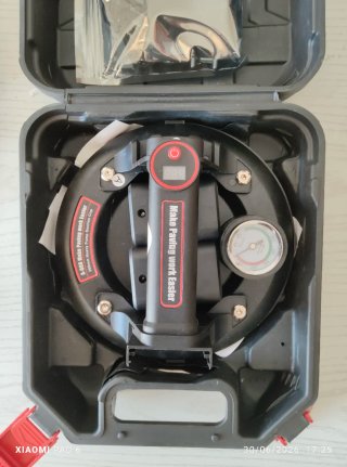 Pavimentación herramienta ventosa eléctrica