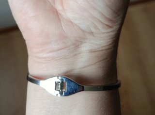 Pulsera Swarovski Cisne Negro y Cristal