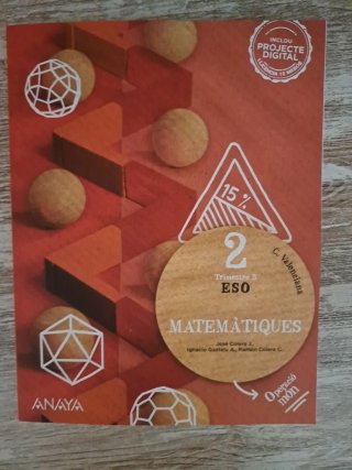 libro matemáticas 2 eso Operació Món C.valenciana