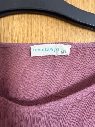 Camiseta manga larga morada