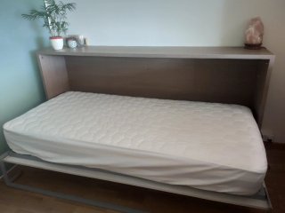 Cama Abatible Horizontal 90x190cm