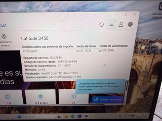 Dell Latitude 3450, Ultra 7, 16gb, 512gb ssd,