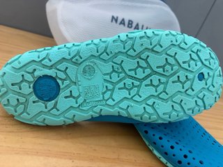 Zapatillas Nabaiji goma andaríos azul