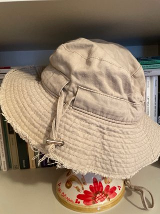 Jacquemus Bob Hat Beige Cotone Taglia Unica y2k