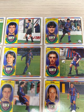 Lote 20 cromos C.F. Extremadura Liga 96/97