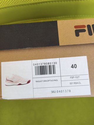 Zapatillas Fila Rosa Talla 40 Nuevas