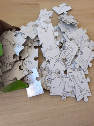 Puzzle Gigante Glow in the Dark Sea Life