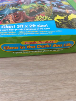 Puzzle Gigante Glow in the Dark Sea Life