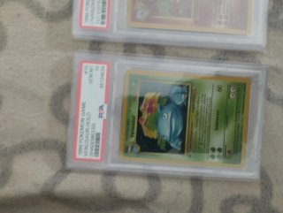 Carta Pokémon Blastoise 1st Edition Holo PSA 10