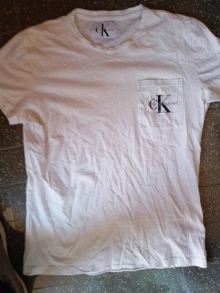 Maglietta Calvin Klein Jeans bianca taglia M