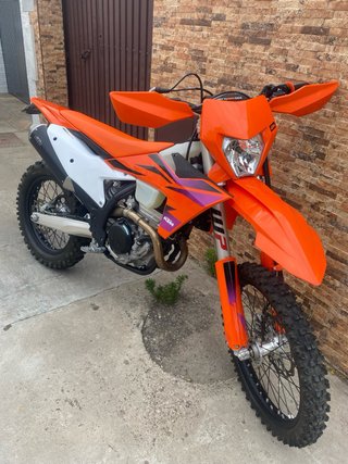 KTM 350 Enduro/Motocross Naranja/Blanco