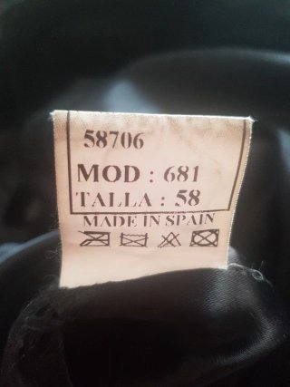Chaqueta Negra Piel Vuelta