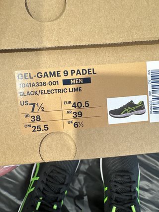 Scarpe Padel Asics Uomo 40.5