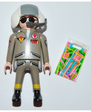 Playmobil Piloto con Mapa