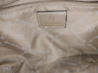 Borsa Roberto Cavalli bianca monogram