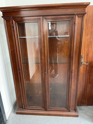 Vetrina Arte Povera Legno e Vetro