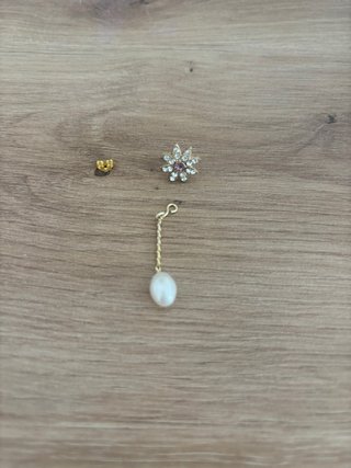 Pendientes Laety Magnolia Largos Perla Natural