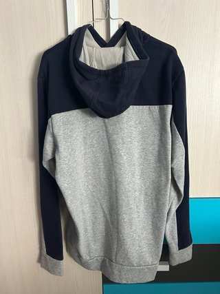 Sudadera Adidas Talla L Gris y Azul