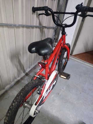 Bicicleta infantil DTB Speed 140 roja